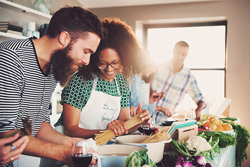 Party Rezepte schnell und einfach bei ContentFood.de - Kochen mit Freunden